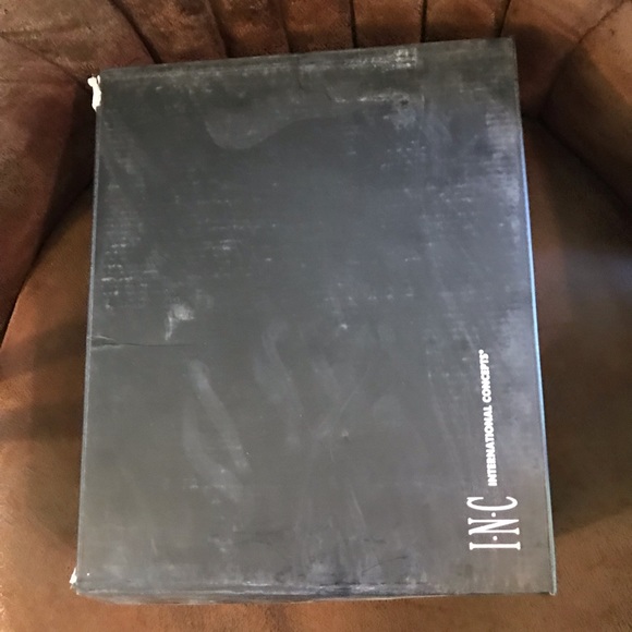 NIB INC Black Wedge Witley Open Toe Sandals 7.5M - Picture 14 of 16